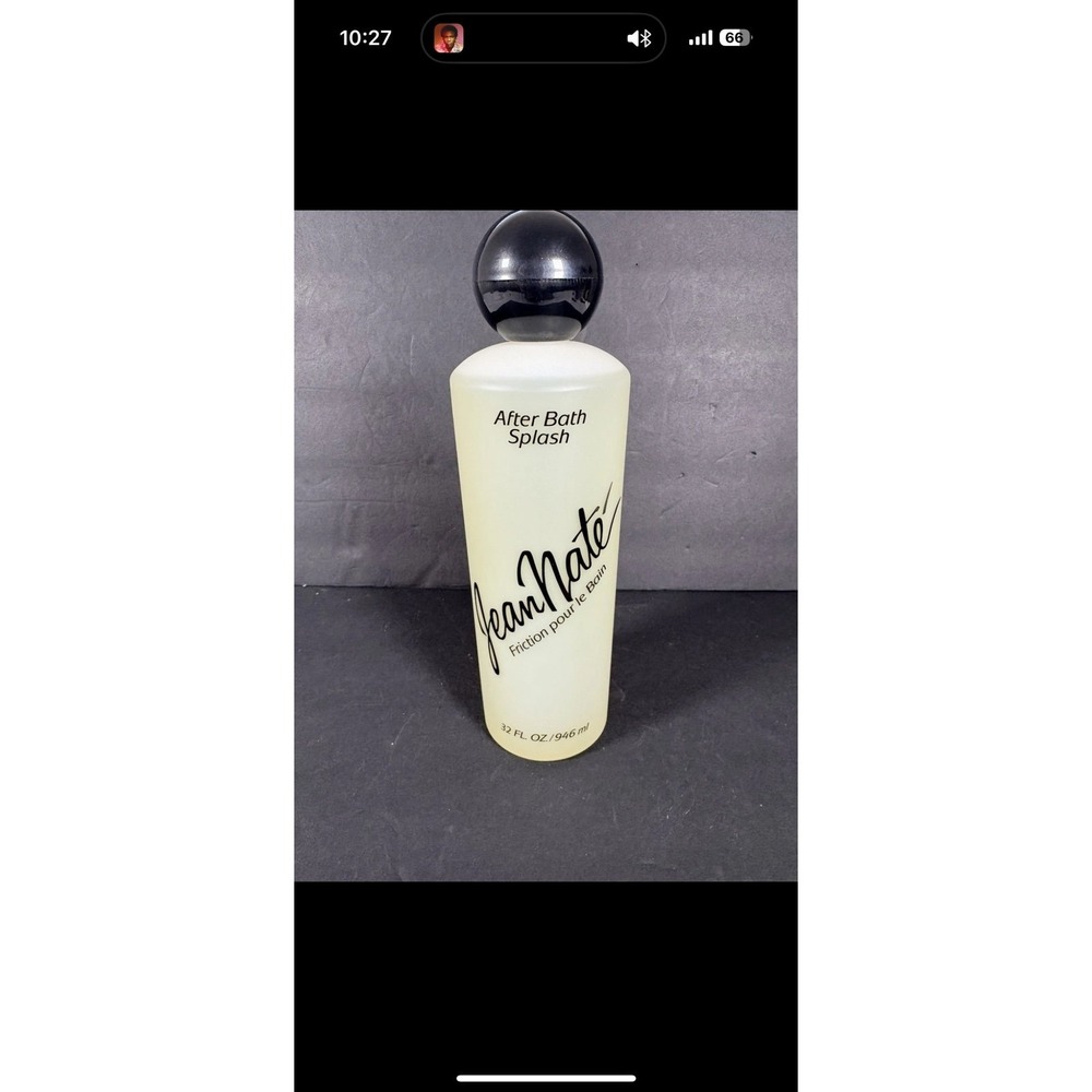 Vintage Jean Naté After Bath Splash 32 oz 946 mL Large Bottle Bath Splash Cologn